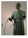 The Charioteer of Delphi (Detail) Reproduction procédé giclée