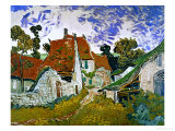 Strasse in Auvers Giclée-Druck von Vincent van Gogh