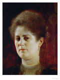 Portrait of a Lady (Perhaps Mrs. Heymann) Giclee Print by Gustav Klimt