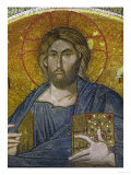 Christ Pantocrator, Mosaic in the Tympanon Between Exonarthex and Narthex, Byzantine, 14th Century Giclée-Druck