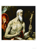 Saint Jerome Penitent Giclee Print by El Greco 