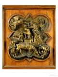 The Sacrifice of Isaac, Made for the 1401 Competition for the Baptistery Door in Florence Giclée-tryk af Filippo Brunelleschi The Sacrifice of Isaac, Made for the 1401 Competition for the Baptistery Door in Florence Giclée-tryk af Filippo Brunelleschi