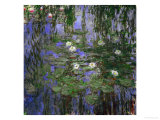 Blue Waterlilies, 1916-1919 Giclee Print by Claude Monet