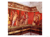 Mural from the Villa of the Mysteries, Pompeii Reproduction procédé giclée