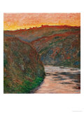 Curva del río Lámina giclée por Claude Monet