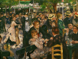 Dance at the Moulin De La Galette, 1876 Giclee Print by Pierre-Auguste Renoir