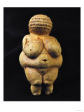Venus of Willendorf, One of the Many Stone-Age Female Idols of the Great Goddess Reproduction procédé giclée