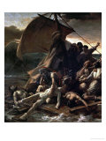 The Raft of the Medusa, Catastrophe in Which Survivors of the Ship Medusa Drifted for 27 Days Reproduction procédé giclée par Théodore Géricault