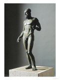 Riace Bronze (B), Statue of a Young Man with Helmet Giclee Print by Phidias 
