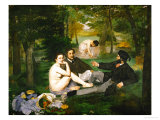 Dejeuner Sur L'Herbe (Luncheon on the Grass), 1863 Giclee Print by Édouard Manet
