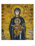 Madonna and Child, from the Votive Mosaic in the South Gallery, Byzantine, 12th Century Giclee Print