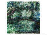 The Japanese Bridge on the Waterlily-Pond at Giverny, 1924/25 Giclee Print by Claude Monet