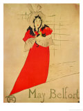 May Belfort, 1895 Lámina giclée por Henri de Toulouse-Lautrec