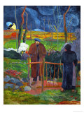 Bonjour, Monsieur Gauguin, Self-Portrait, Hommage a Courbet Reproduction procédé giclée par Paul Gauguin