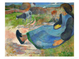 The Cowherd or Young Woman from Brittany, 1889 reproduction procédé giclée par Paul Gauguin