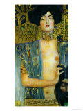Judith II Giclée-tryk af Gustav Klimt Judith II Giclée-tryk af Gustav Klimt