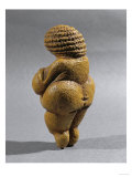 Venus of Willendorf, Limestone, H: 10 Cm, Stone Age, Aurignacien, 25th Mill. BC Reproduction procédé giclée