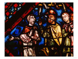 Noah Curses His Son Ham, Stained Glass reproduction procédé giclée