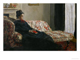 Meditation, Portrait of Mme. Monet, circa 1871 Giclee Print by Claude Monet Meditation, Portrait of Mme. Monet, circa 1871 Giclee Print by Claude Monet