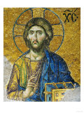 Christ, from the Deesis in the North Gallery, Byzantine Mosaic, 12th Century Giclée-Druck