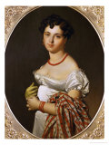 Mme, Panckoucke, Cecile Bouchet (1787-1865), Painted in Rome, 1811 reproduction procédé giclée par Jean-Auguste-Dominique Ingres