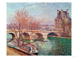 Pont Royal and the Pavillon De Flore, 1903 Giclee Print by Camille Pissarro