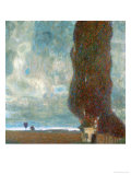 The Large Poplar Tree (II) or Coming Storm Reproduction procédé giclée par Gustav Klimt