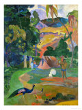 Matamoe (Peacocks in the Country), 1892 Reproduction procédé giclée par Paul Gauguin