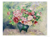 A Bouquet of Flowers Giclee Print by Pierre-Auguste Renoir