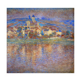Sunset in Vetheuil, 1900 Giclee Print by Claude Monet