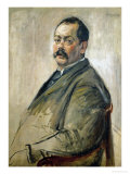 The Painter Lovis Corinth (1858-1925), 1899 Giclée-Druck von Max Liebermann