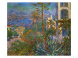 Villas in Bordighera, Italy Reproduction procédé giclée par Claude Monet