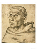 Martin Luther (1483-1546) Giclée-tryk af Lucas Cranach the Elder Martin Luther (1483-1546) Giclée-tryk af Lucas Cranach the Elder