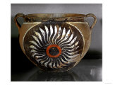 Vase with Sunflower Decoration, Minoan, Kameres Style, Crete, 1900-1700 BCE Reproduction procédé giclée