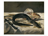 Eel and Red Mullet, 1864 Reproduction procédé giclée par Édouard Manet