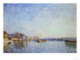 Canal at Loing, 1884 reproduction procédé giclée par Alfred Sisley