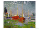 Argenteuil, 1875 Reproduction procédé giclée par Claude Monet