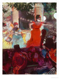 Cafe Concert Aux Ambassadeurs Giclee Print by Edgar Degas