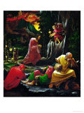 Agony in the Garden of Olives, from the Saint Sebastian Altar, 1518 Giclée-Druck von Albrecht Altdorfer