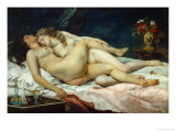 The Two Friends, 1867 Reproduction procédé giclée par Gustave Courbet