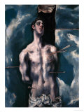 Saint Sebastian, 1610-1614 Giclee Print by El Greco 