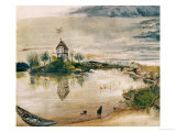 The House at the Pond Giclee Print by Albrecht Dürer