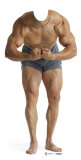 Muscle Man PAPPFIGUREN IN LEBENSGRÖSSE