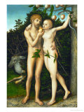 The Fall, after 1537 Giclée-Druck von Lucas Cranach the Elder