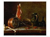 Menu Du Gras, 1731 Giclee Print by Jean-Baptiste Simeon Chardin