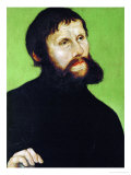 Martin Luther as Junker Joerg, Disguised as a Country Squire, 1521-22 Giclee Print by Lucas Cranach the Elder