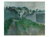 Village Street, Saint Valery-Sur-Somme, 1896-1898 reproduction procédé giclée par Edgar Degas
