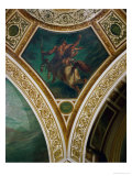 The Education of Achilles, Frescos from the Spandrels of the Main Hall Giclee Print by Eugene Delacroix