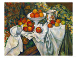 Pommes et oranges reproduction procédé giclée par Paul Cézanne