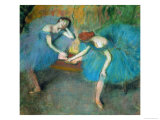 Two Dancers Resting, or Two Dancers in Blue, 1898 Giclée-Druck von Edgar Degas